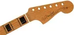 Fender Roasted Jazzmaster Neck, Block Inlays, 22 Medium Jumbo Frets, 9.5" Radius, Maple, Modern C Shape