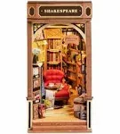 DIY Miniature House Book Nook Kit: Bookstore