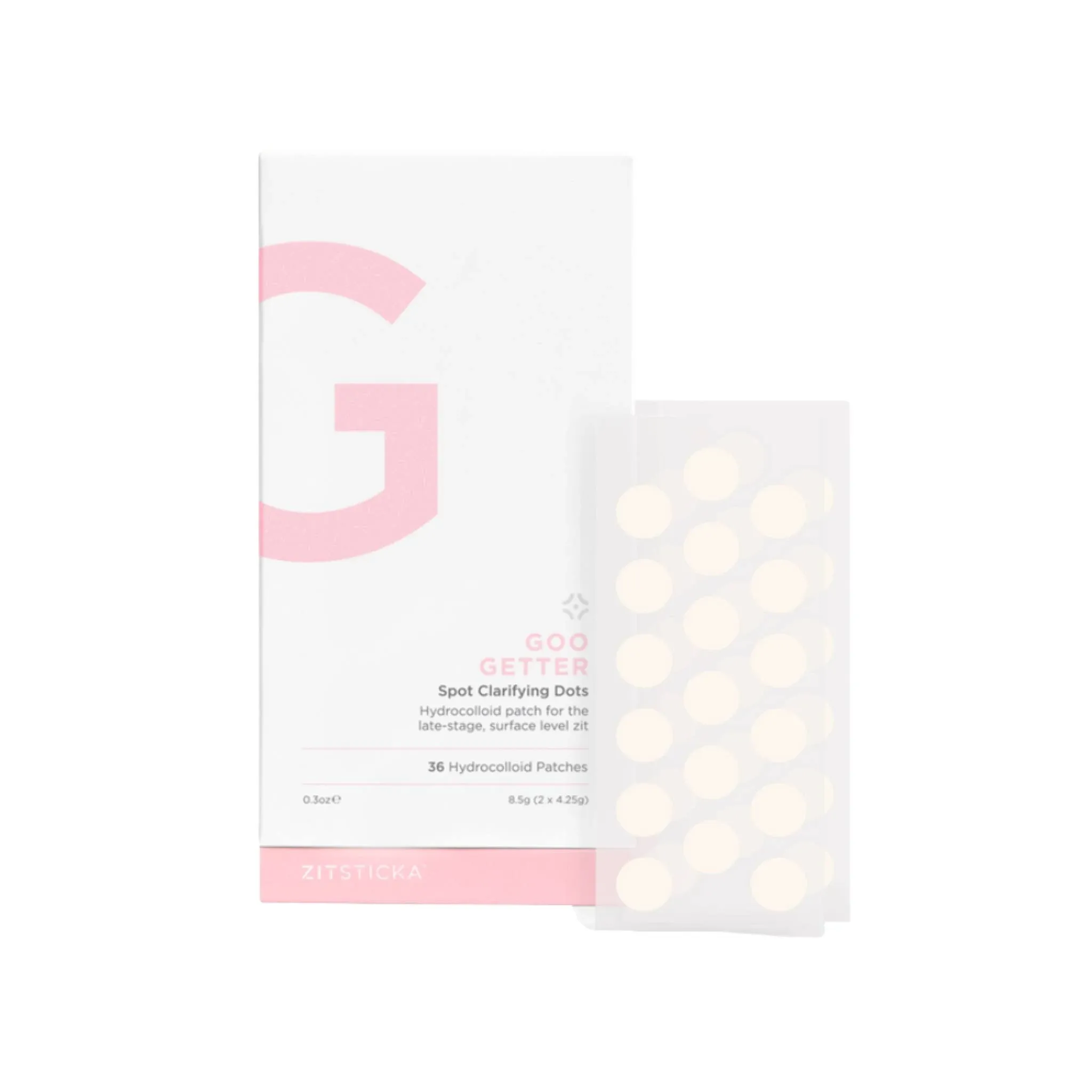 Goo Getter by Hydrocolloid Patch to Drain and Shrink Zits, 36 Patches ZITSTICKA