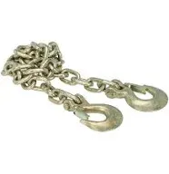 Gen-Y Hitch Executive Fifth-to-Goose<wbr/>neck 84&#034; Safety Chain w/ Slip Hooks GH-70684