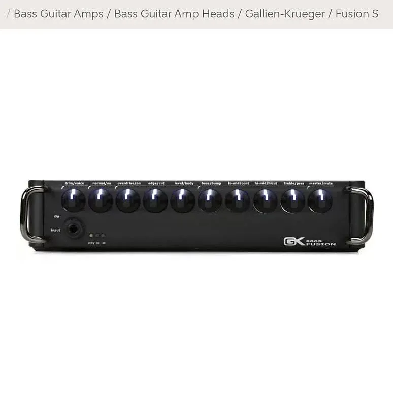 GK Gallien-Krueger Fusion 800S 800-Watt Ultra Light Bass Amp Head