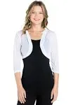 Fashion Secrets Junior Chiffon Bolero Shrug