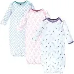 Hudson Baby Cotton Gowns Peacock Feathers / 0-6 Months