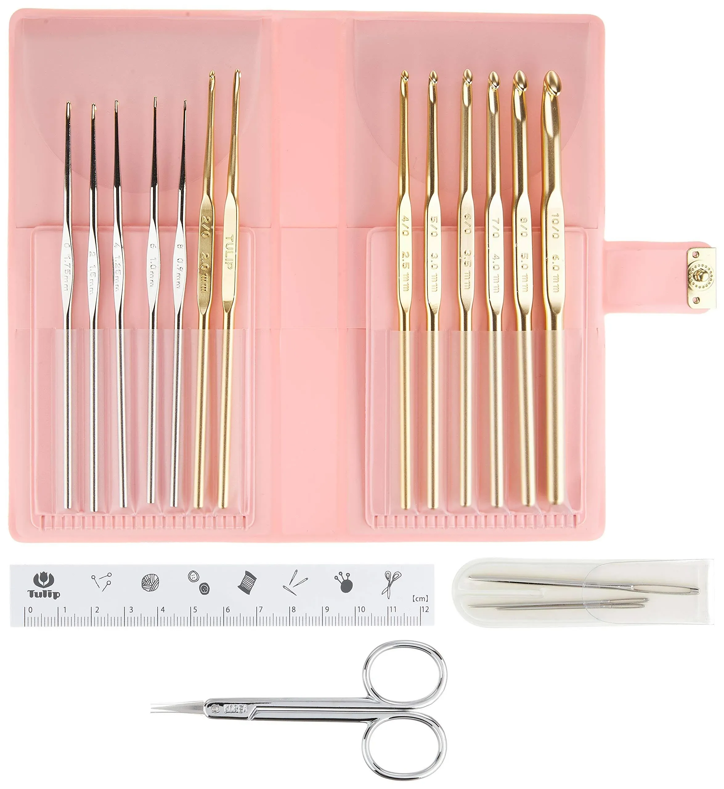 TULIP Classic 4 18-pc Crochet Hook Set From Japan