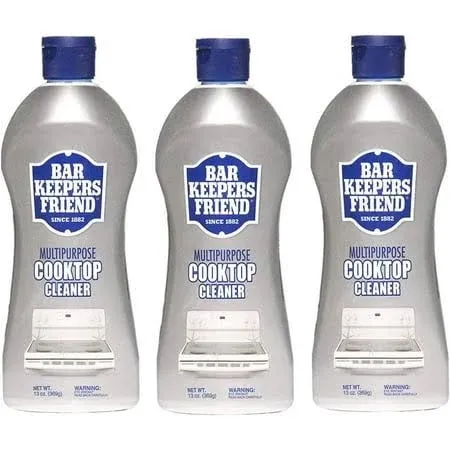 Bar Keepers Friend Cooktop Cleaner 3-pack