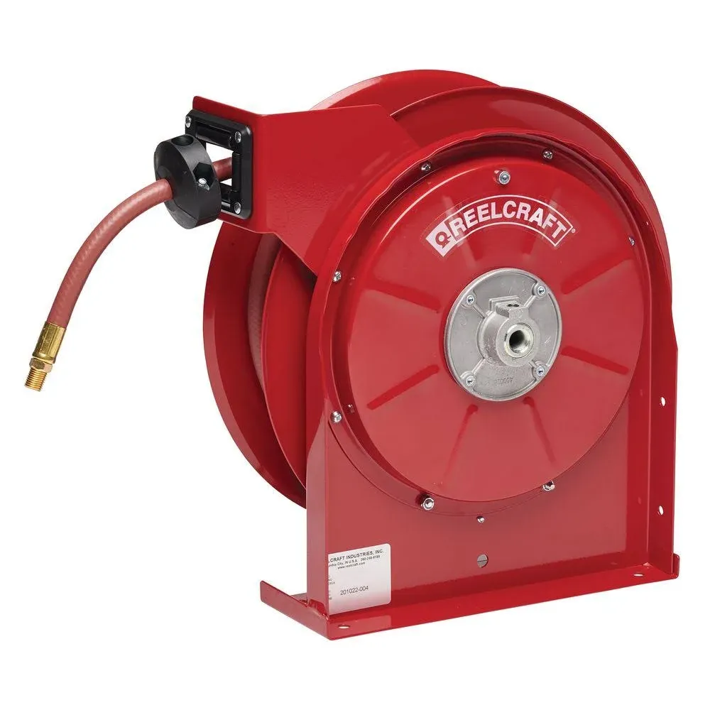 Reelcraft 5450-OLP 1/4 x 50ft, 300 psi, Air / Water Reel with Hose