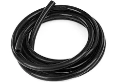 HPS 3.5mm Black High Temp Silicone Vacuum Hose - 5 Feet Pack