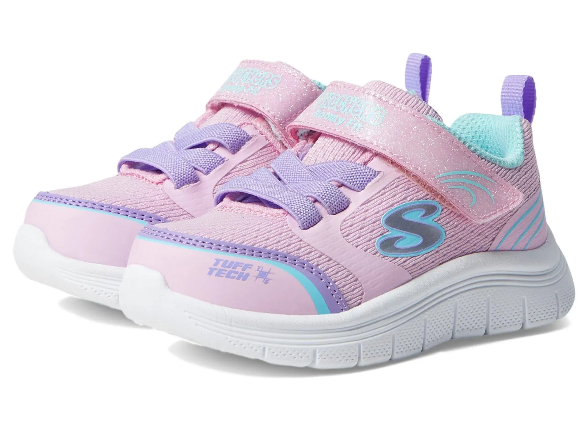 SKECHERS Comfy Flex 3.0 Machine Washable Sneaker in Light Pink/Multi