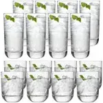 Libbey Polaris 16-Piece Tumbler and Rocks Glass Set