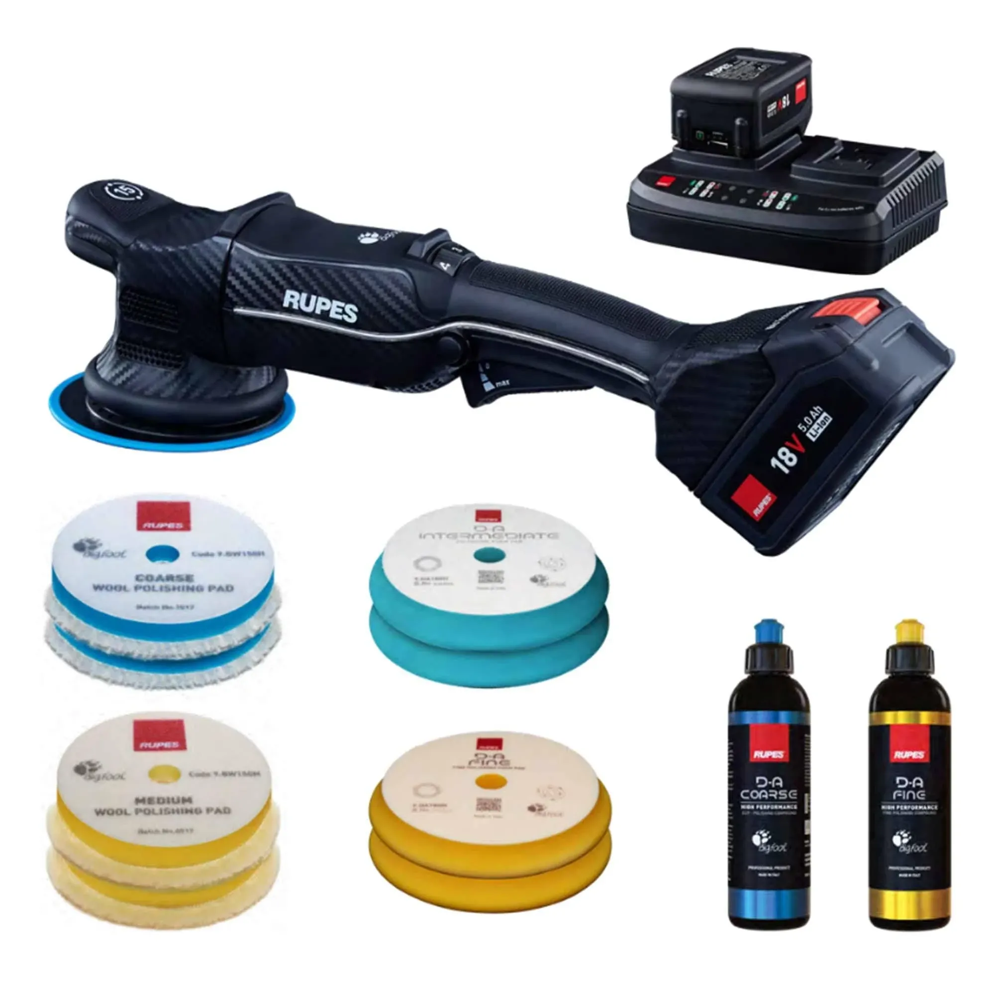 Rupes Random Orbital Polisher – Bigfoot HLR15 IBRID