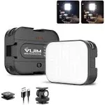 VIJIM VL100C Bi-Color LED Video Light on Camera,Mini Rechargeable 2000mAh LED