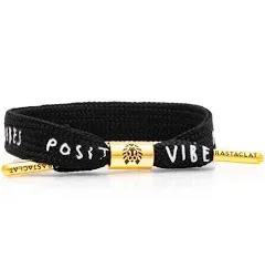 RASTACLAT Positive Vibes Black Womens Bracelet