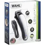 Wahl Lithium Ion Pro Men&#039;s Cordless Haircut Kit with Finishing Trimmer &amp; Soft