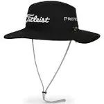 Titleist Tour Aussie Hat - 2024 - Black White