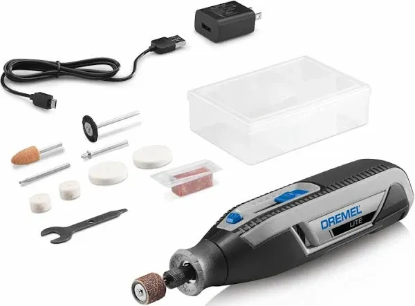 Dremel Lite 7760 N/10 4V Li-Ion Cordless Rotary Tool, Variable Speed Multi-Purpo