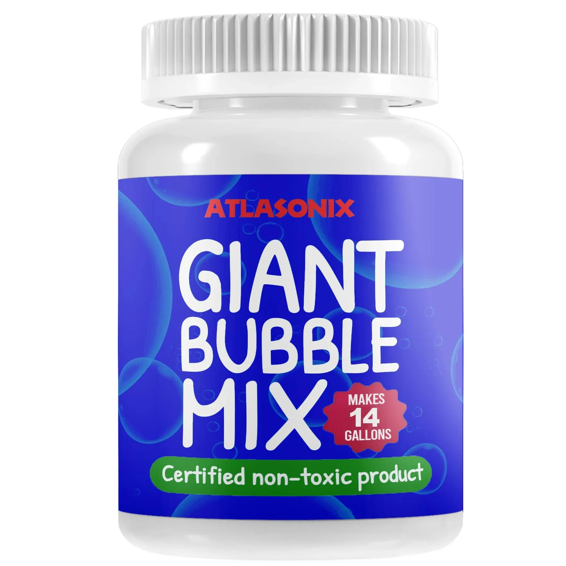 Atlasonix Giant Bubble Solution 14 Gallons - Bubble Refill, Giant Bubble Mix for