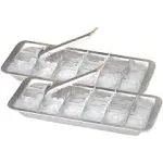 Fox Valley Traders Aluminum Ice Cube Tray Set of 2