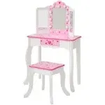 Teamson Kids Girl's Little Princess Gisele Vanity w/ LED Lights