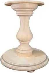 37" Tall Bradford Round Pedestal Table Base (WH-Bradford37-UNF)