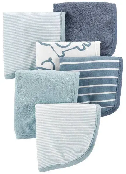 Carter's Baby Boys 6-Pack Wash Cloths