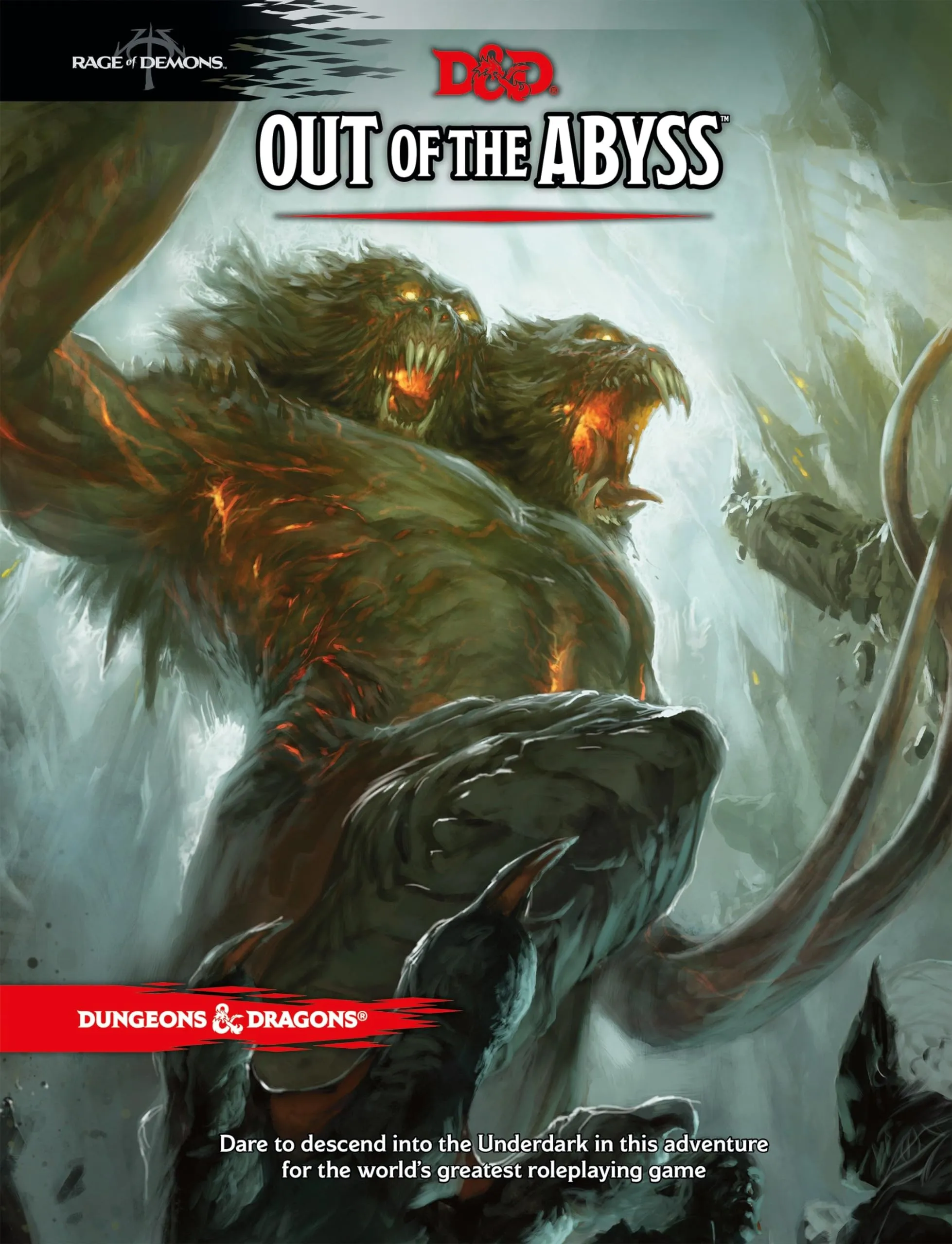 Dungeons &amp; Dragons D&amp;D 5E Out of the Abyss/Rage Demons Campaign Book + DM Screen