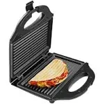 Portable Compact Grill Panini Press, Sandwich Maker, Nonstick Electric Griddle