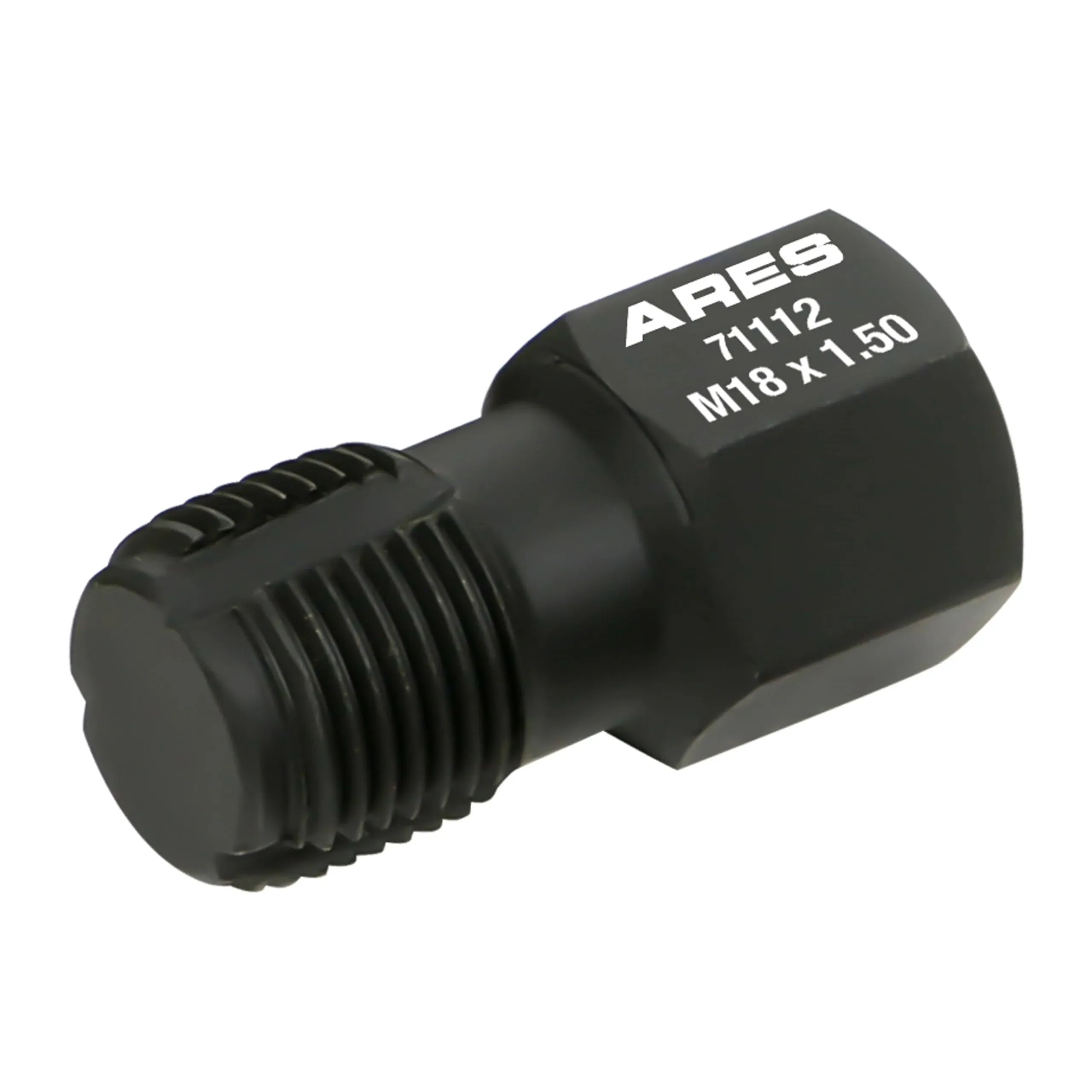 ARES 71112 - Oxygen Sensor Rethread Tool - Easily Cleans Oxygen Sensor Hole Threads - Works with M18 x 1.5mm Spark Plug Threads