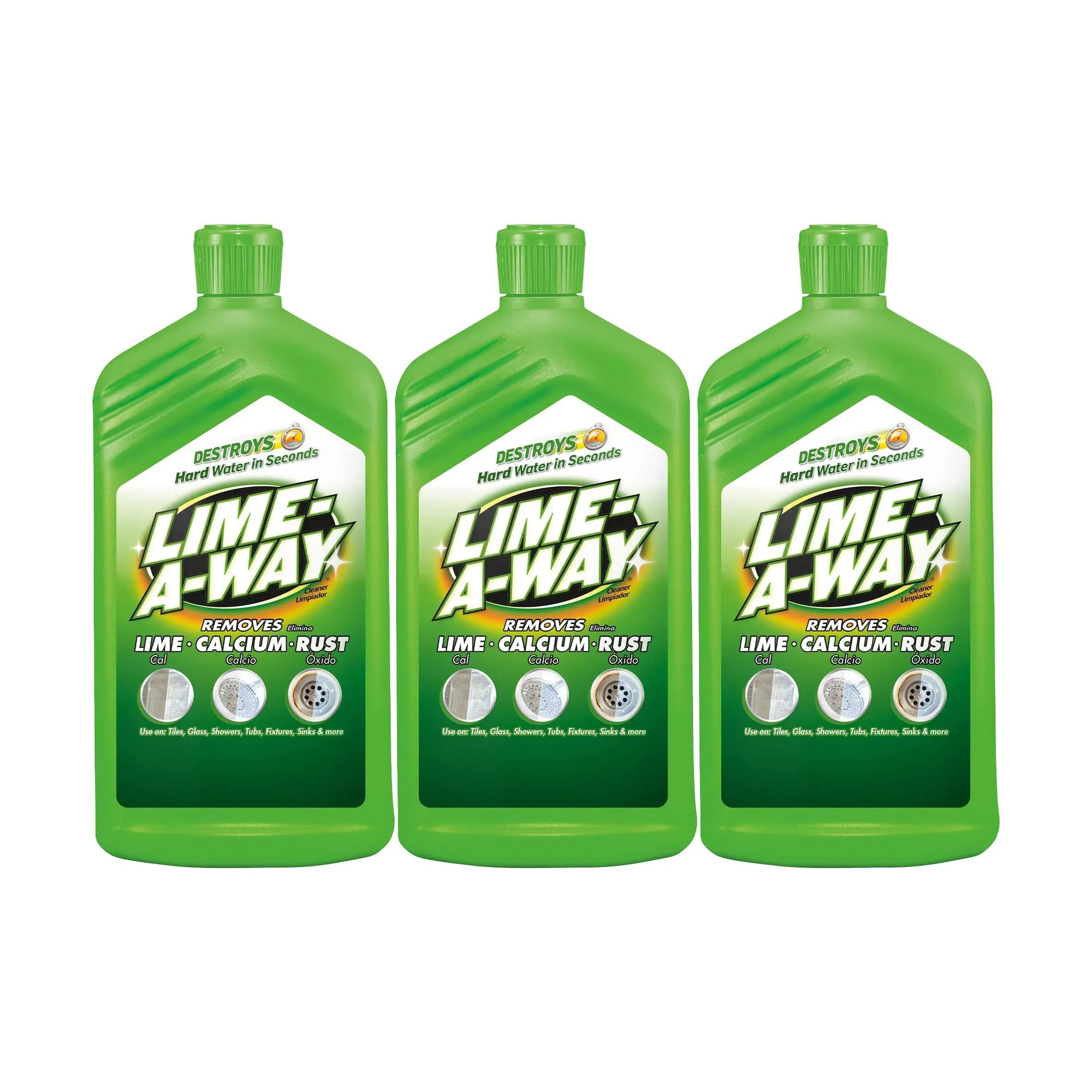 Lime-a-way Lime, Calcium & Rust Cleaner 28 oz (Pack of 3)