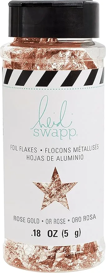 Heidi Swapp 314132 Accessory Mink-Wheel Flakes-Rose Gold