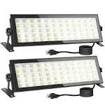 2 Pack 120W LED Shop Lights, 1000W Equiv 16000lm Super Bright LED Garage Ligh...