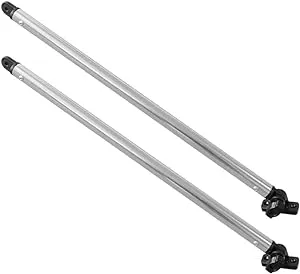 Savvycraft Marine Boat Bimini Top Rear Support Poles, 1 Inch Aluminum Tube Bimini Support Poles, 3 Height Options for Bimini Top 36" 46" 54" Height