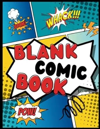 Blank Comic Book: Draw Your Own! (Drawing With Christopher Hart)