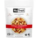 NuTrail Nut Granola Cereal, Vanilla Strawberry, No Sugar Added, Keto, Low Carb, 