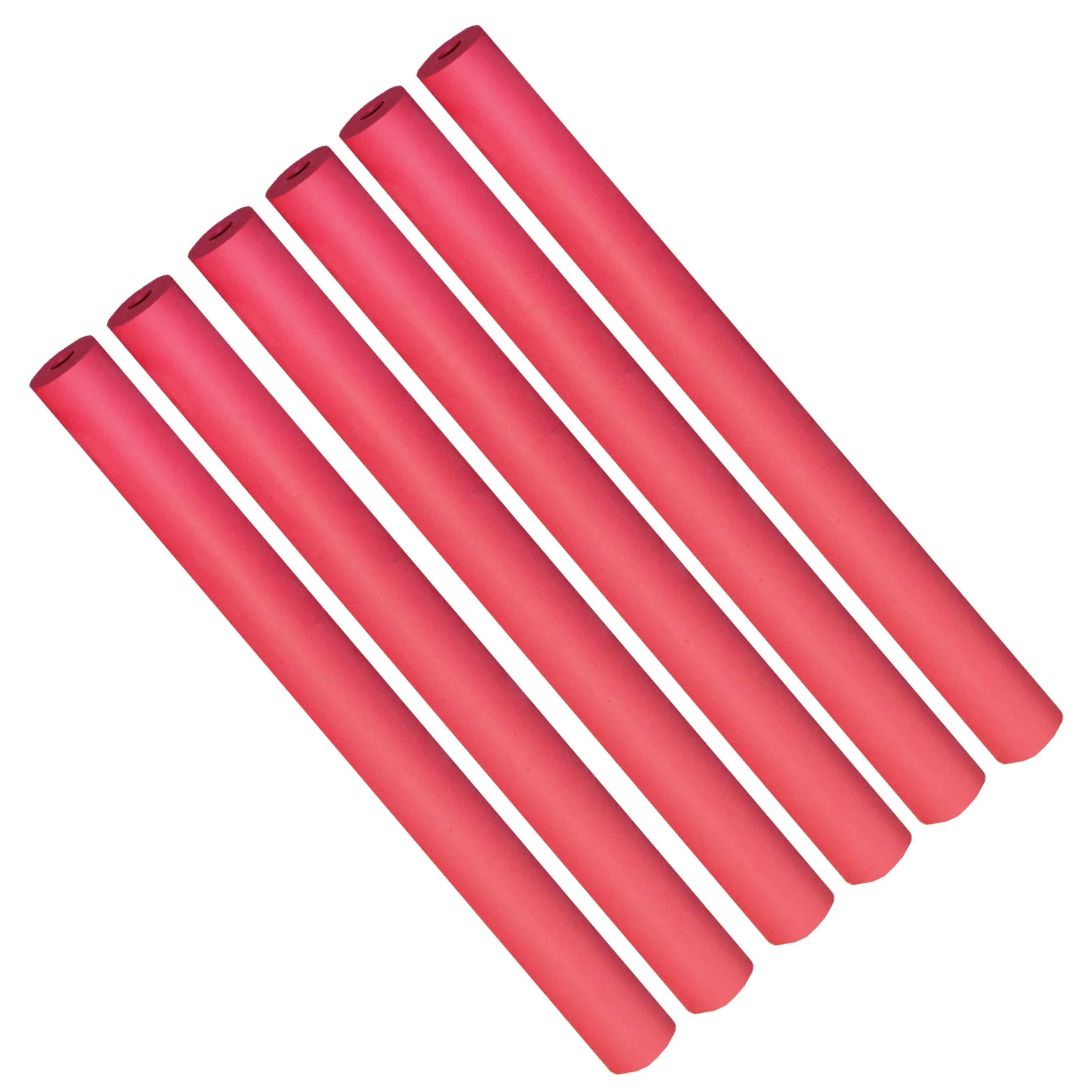 Rehabilitation Advantage Closed Cell Foam Tubing for Utensil Support, Red, 6 Count