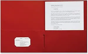 Sparco Portfolio Ring Binders, Red (SPR78547)