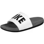 Offcourt Slide Dark Grey White-BQ4639-0<wbr/>01