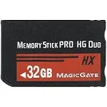 Memory Stick PRO-HG Duo 32GB(HX) Psp1000 2000 3000/Camera Memory Card