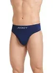 Jockey Men's FormFit Lightweight Seamfree Thong, Size: Large, Blue