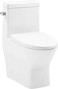 Swiss Madison Well Made Forever SM-1T277, Sublime II One-Piece Round Toilet, 10" Rough-In 1.1/1.6 gpf