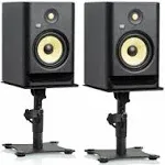 Gator Frameworks Desktop Studio Monitor and Speaker Stand - Set of 2 (GFWSPKSTMNDSK)