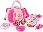 SainSmart Jr. Toddler Purse My First Purse with Pretend Play Set for Princess 9 Pcs