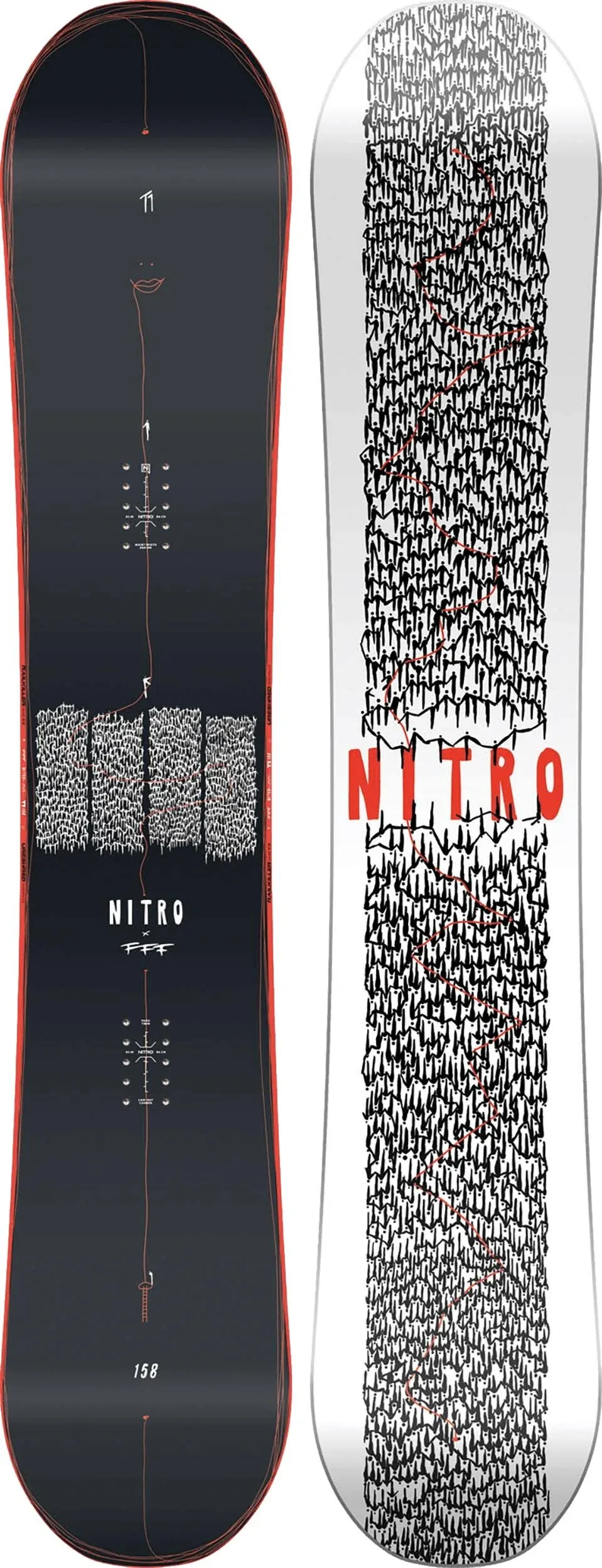 Nitro T1 x FFF Snowboard 2024