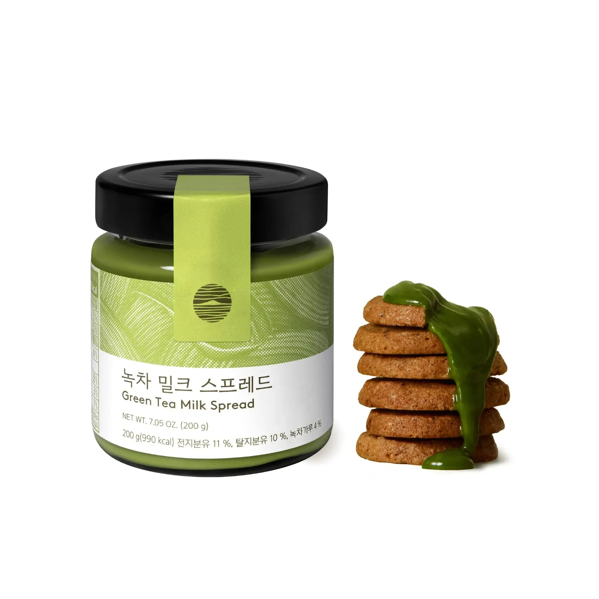 OSULLOC Green Tea Milk Spread Made of Finest Matcha from Jeju Island