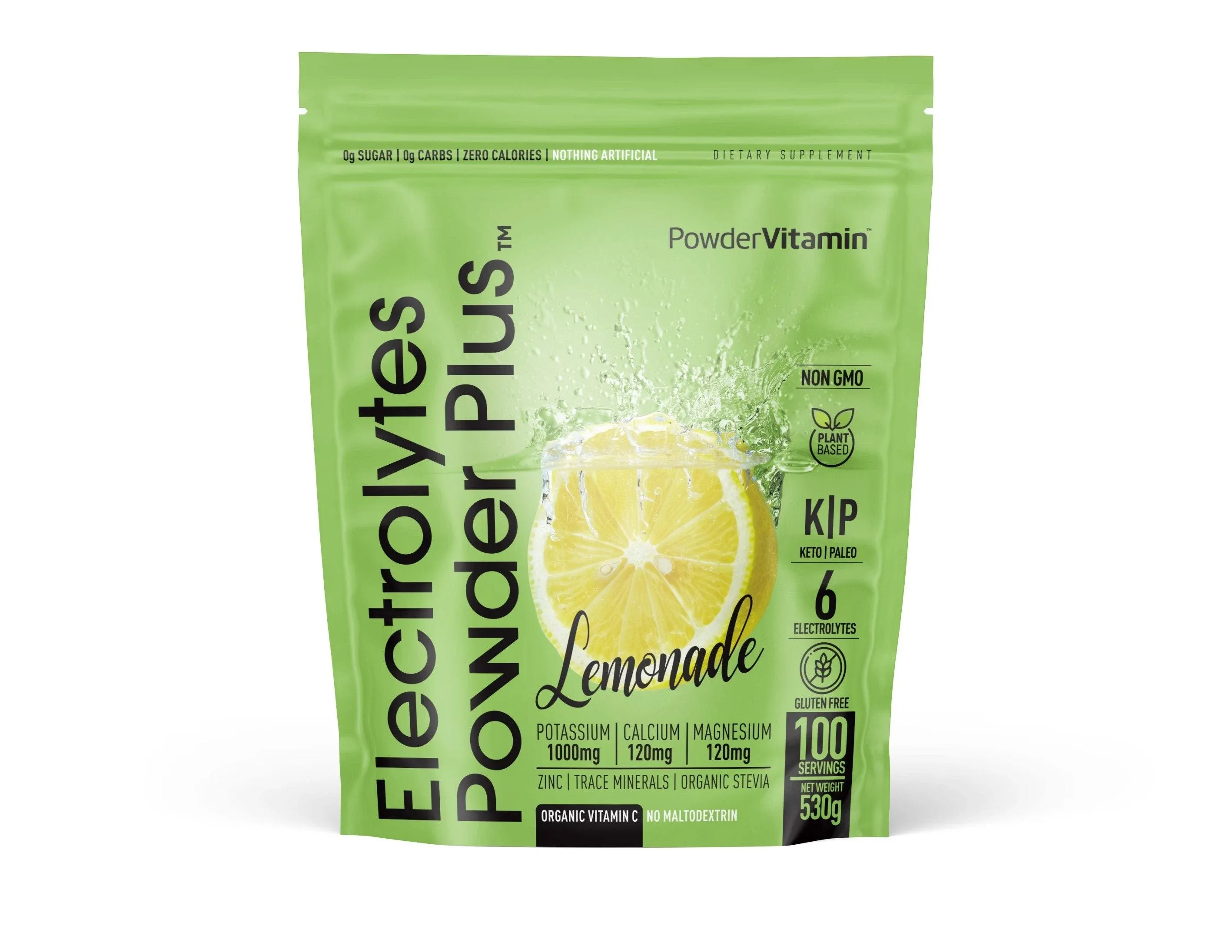 Powder Electrolytes Powder Plus Lemonade 100 Servings