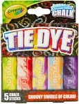 Crayola Tie Dye Washable Sidewalk Chalk