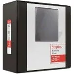 Staples 976180 5-Inch Staples Standard View Binder with D-Rings Black