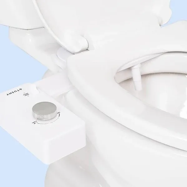 TUSHY Classic 3.0 Bidet Toilet Seat Attachment A Non-Electric Self Cleaning Water Sprayer with Adjustable Water Pressure Nozzle