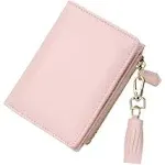 Small Wallets for Women Bifold Slim Coin Purse Zipper ID Card Holder