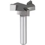 ROUTYBITS - 1-1/4 Diameter - Spoilboard Surfacing Router Bit - 1/4 in Dia Shank, 1/4 Inch Cut Length, Carbide Flattening CNC Router Bits