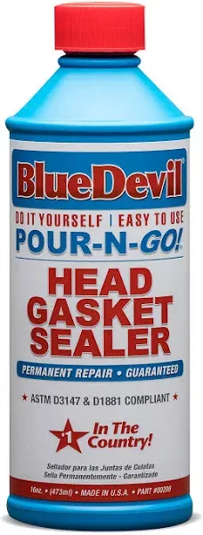 Bluedevil Head Gasket Sealer | Pour-N-Go